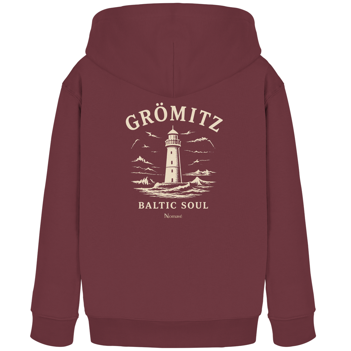 Grömitz Baltic Soul - Ostsee Kinder Bio Hoodie Kapuzenpullover