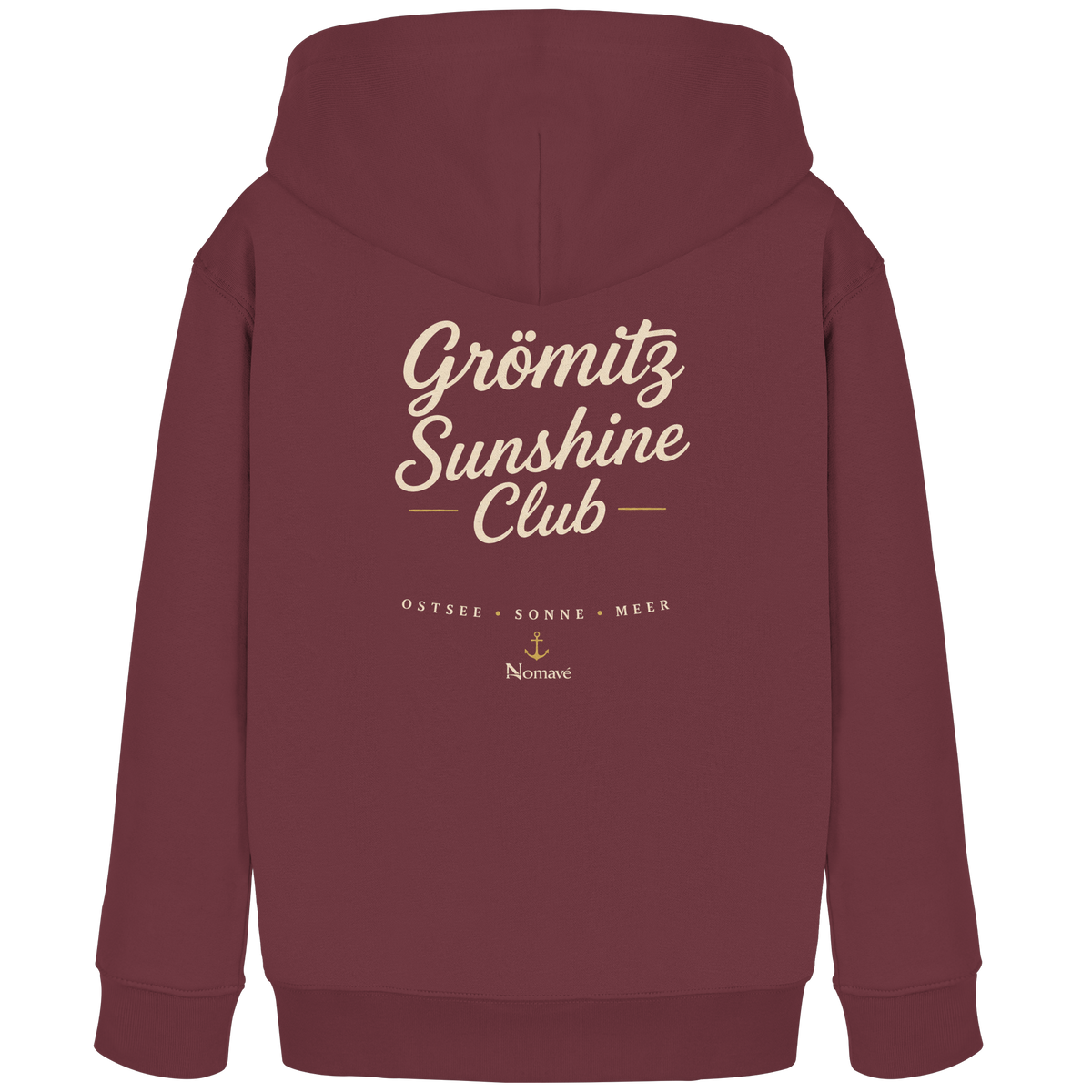 Grömitz Sunshine Club - Kinder Bio Hoodie Kapuzenpullover