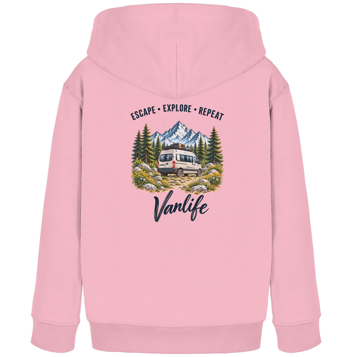 Escape • Explore • Repeat – Vanlife - Kinder Bio Hoodie