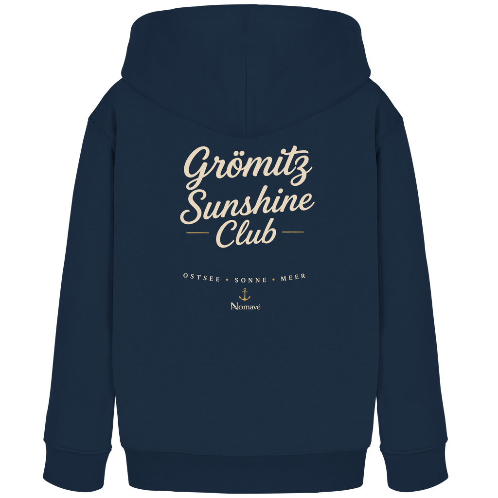 Grömitz Sunshine Club - Kinder Bio Hoodie Kapuzenpullover