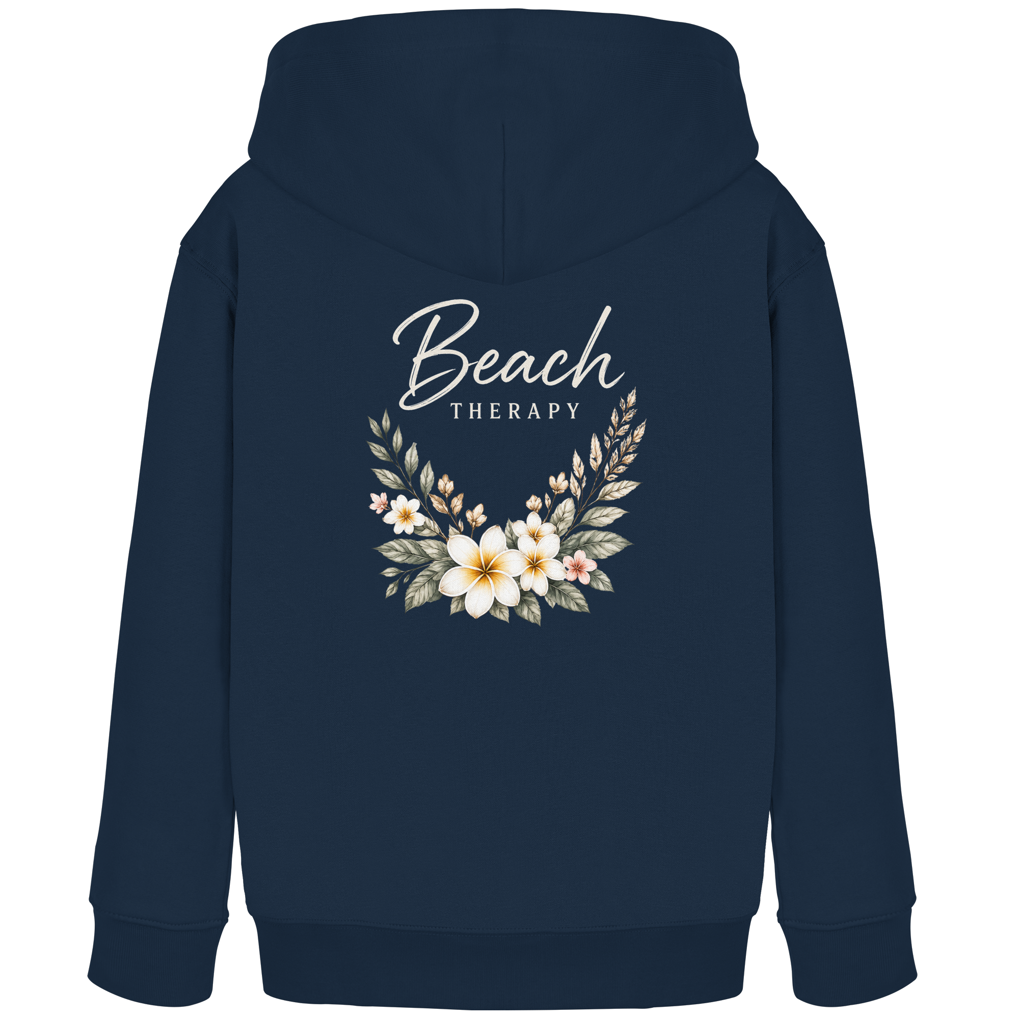Beach Therapy – Floral Collection | Helle Schrift  - Kids Organic Hoodie