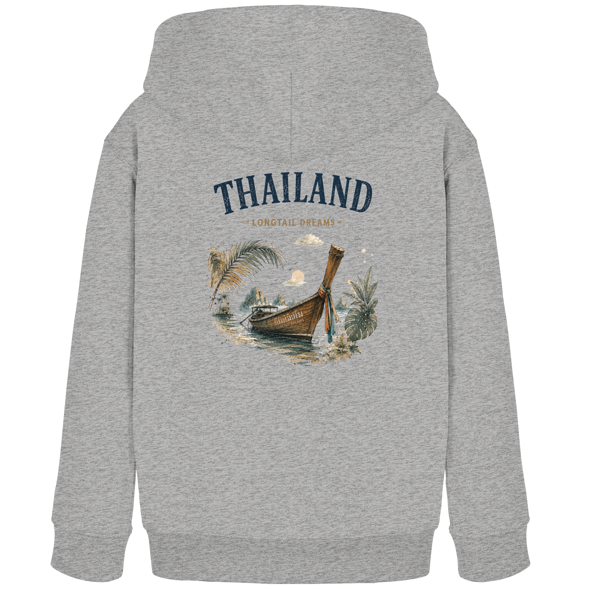 Thailand-Longtail-Dreams-Light-Edition - Kids Organic Hoodie