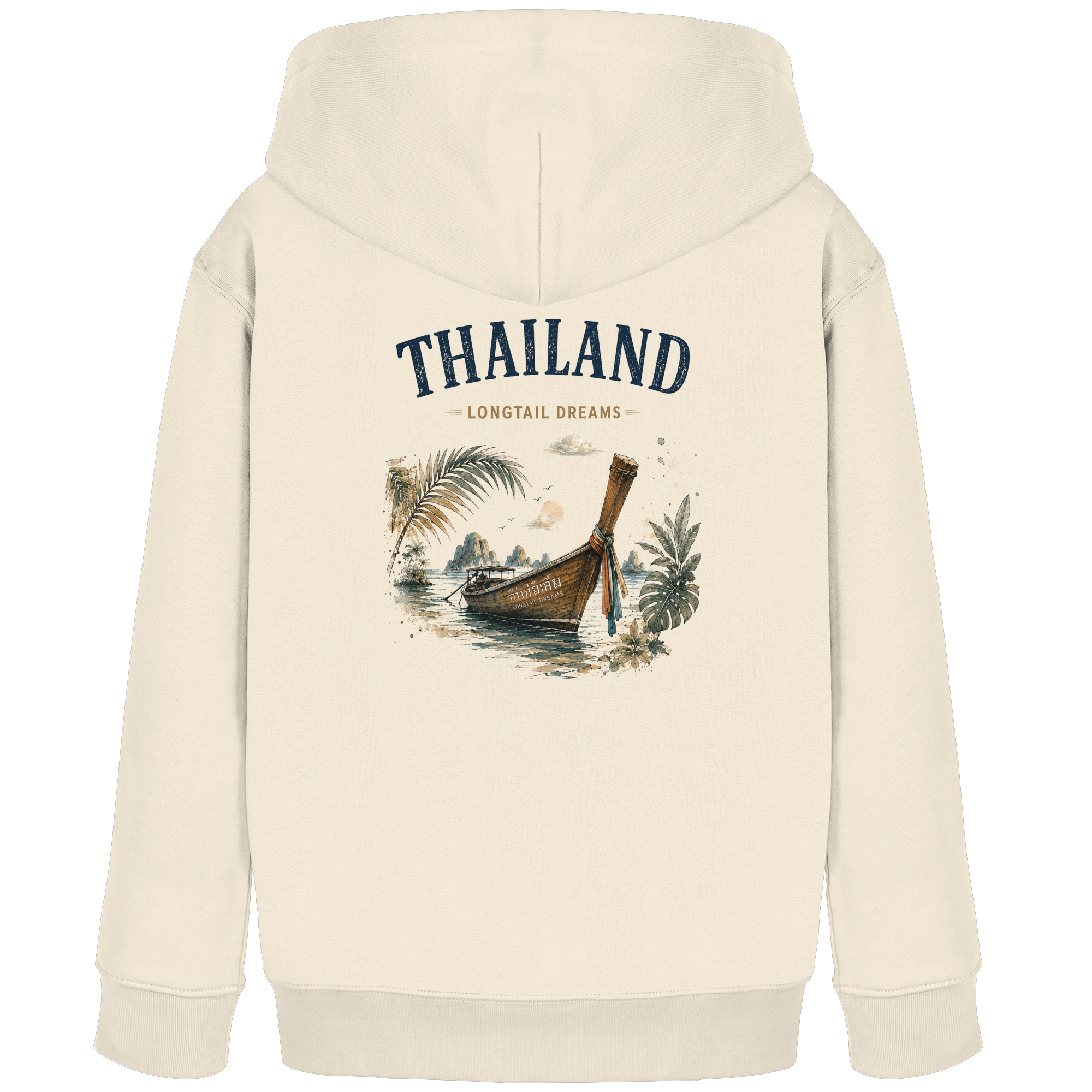 Thailand-Longtail-Dreams-Light-Edition - Kids Organic Hoodie