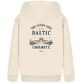Grömitz - The Sunny Side - Sonnenseite Ostsee Kinder Bio Hoodie