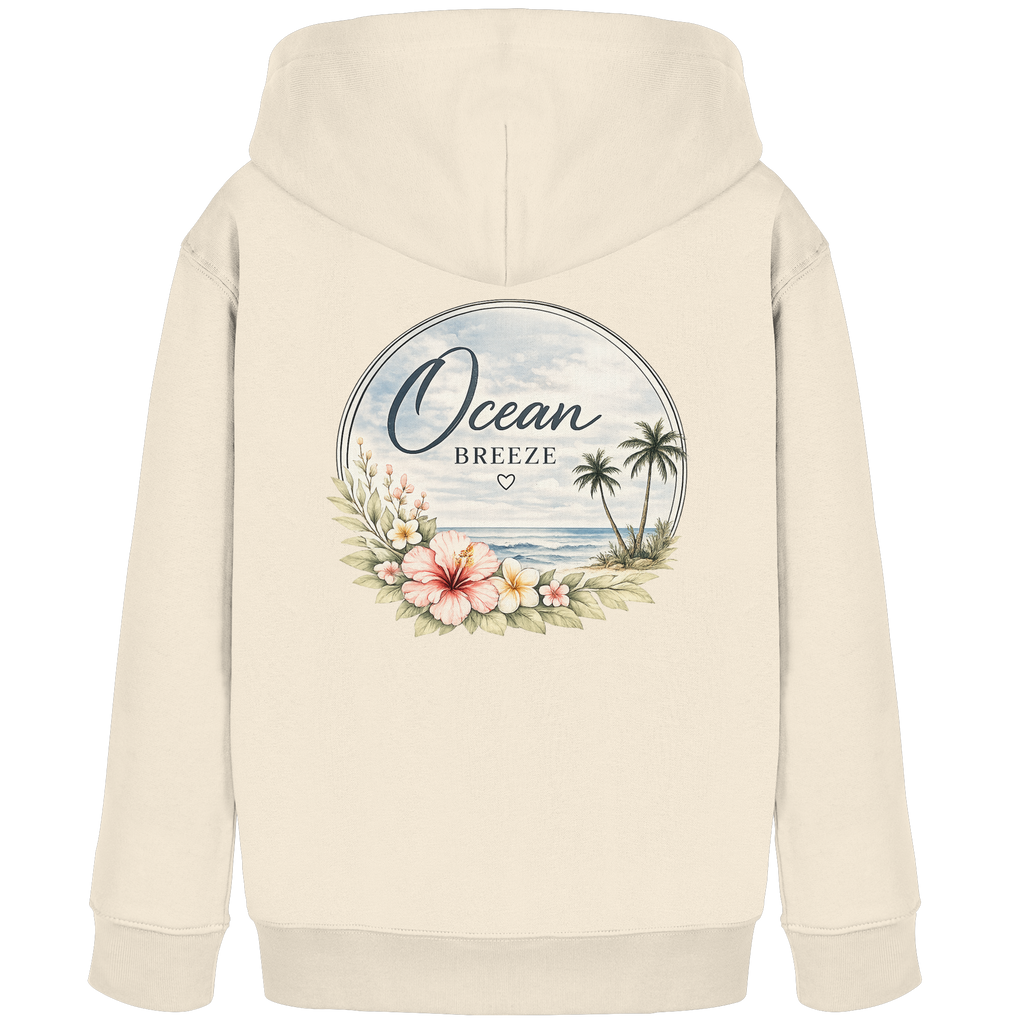 Ocean Breeze - Kinder Bio Kapuzenpullover - Hoodie Bio Baumwolle