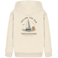 Travemünde Follow The Sun Kinder Hoodie – 100 % Bio-Baumwolle