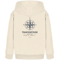Travemünde Windrose – Baltic Sea Bio Kinder Kapuzenpullover (Hoodie) aus 100 % Bio-Baumwolle