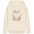 Beach Therapy | Florales Strandmotiv | Sommer | Urlaub | Meer | Blumen | - Kids Organic Hoodie