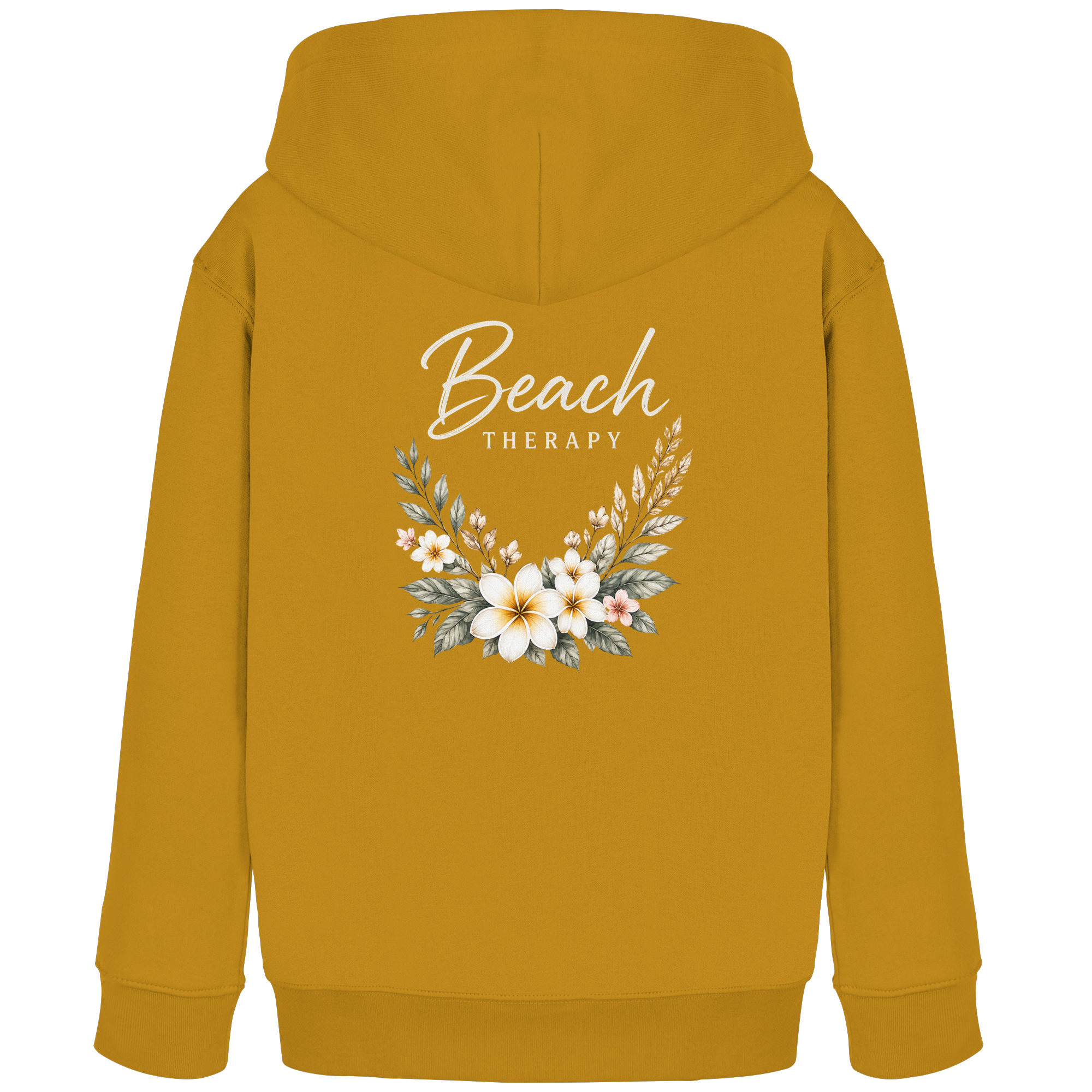 Beach Therapy – Floral Collection | Helle Schrift  - Kids Organic Hoodie