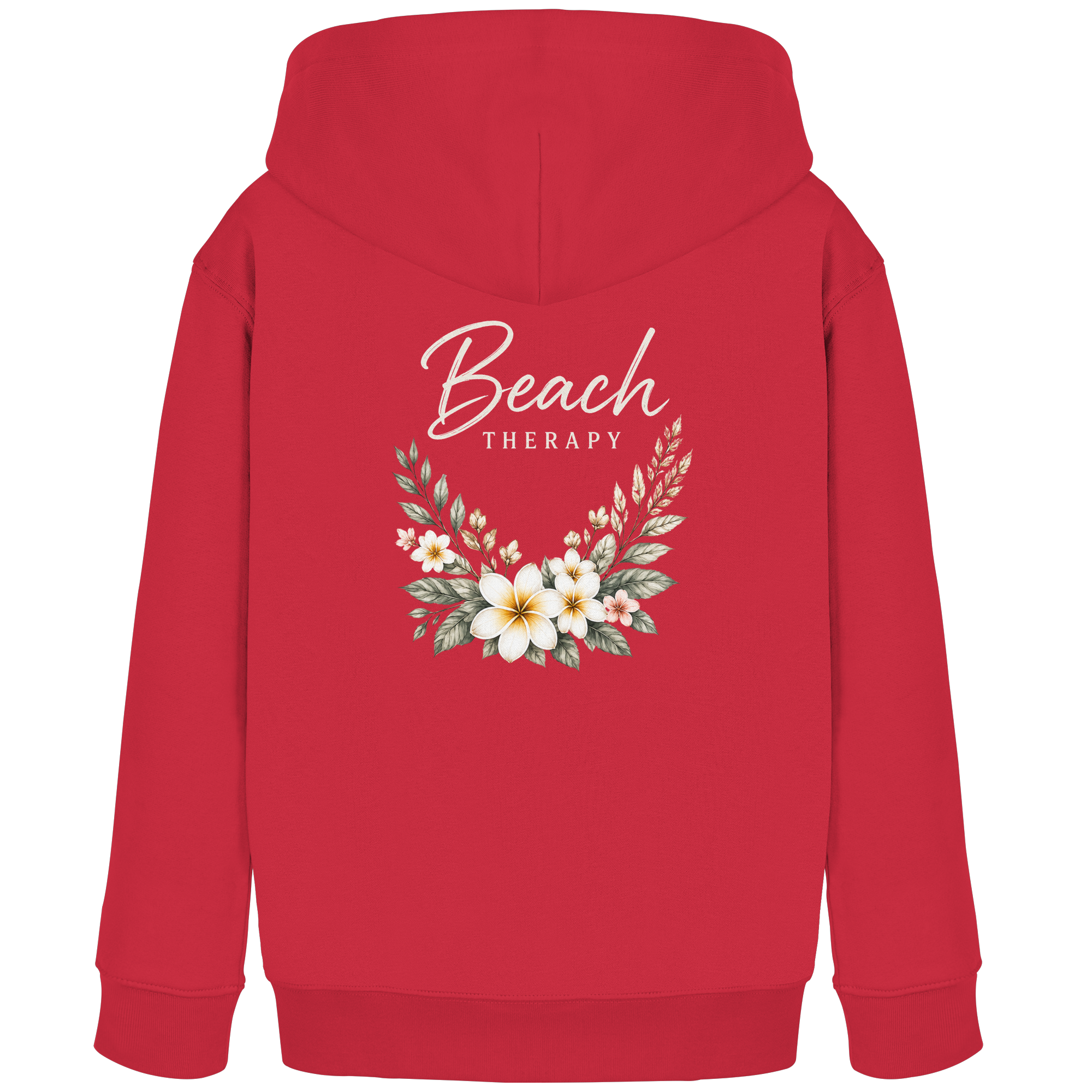 Beach Therapy – Floral Collection | Helle Schrift  - Kids Organic Hoodie