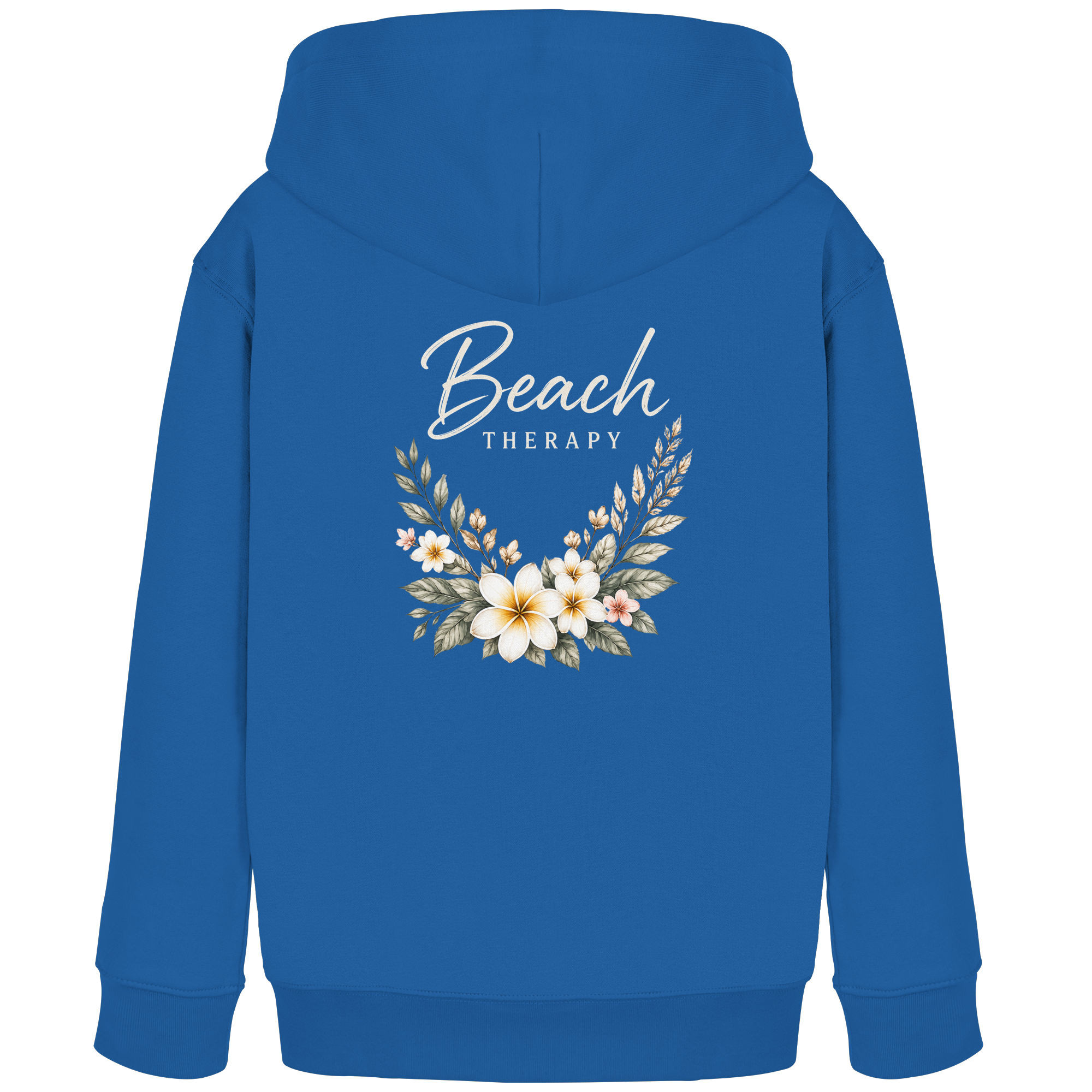 Beach Therapy – Floral Collection | Helle Schrift  - Kids Organic Hoodie