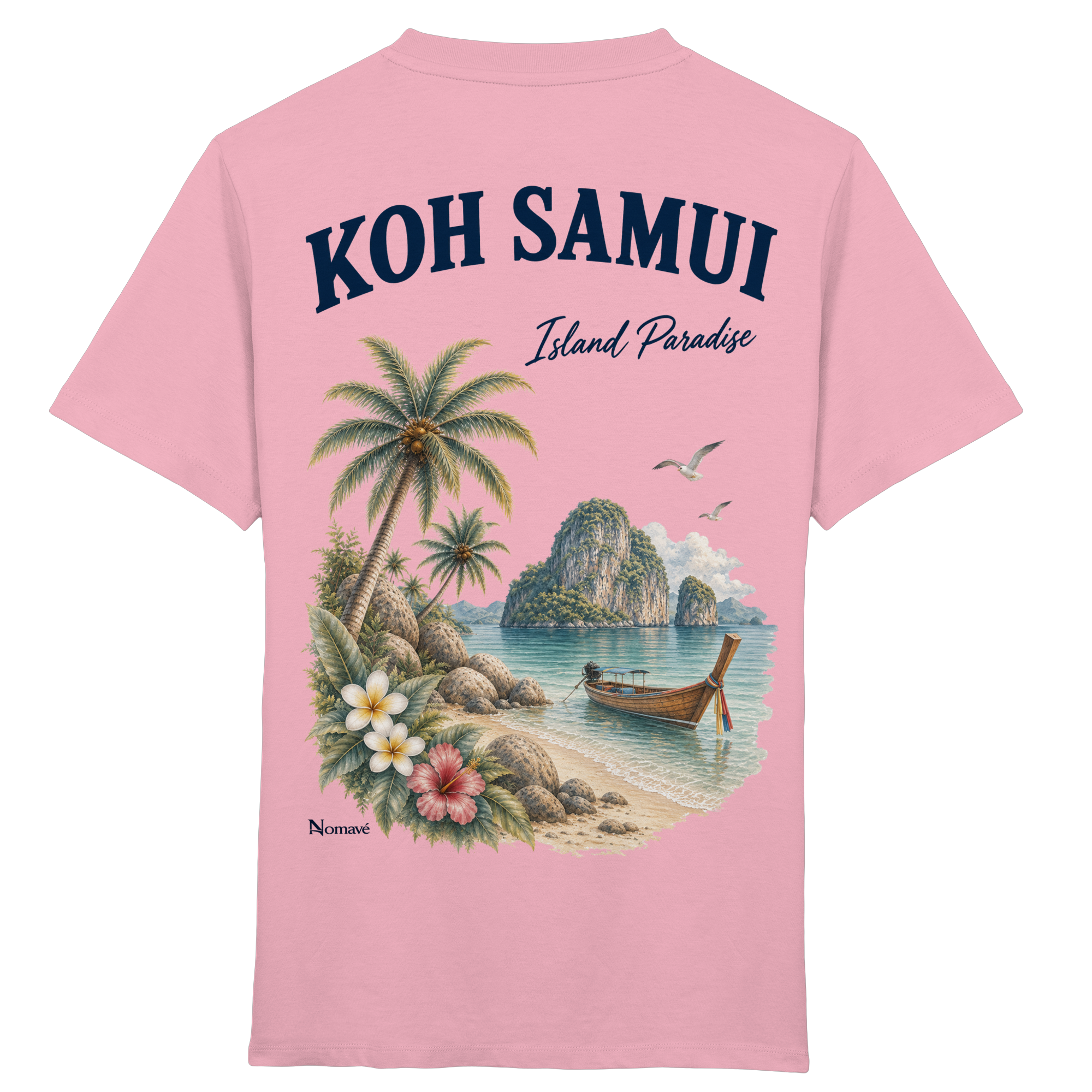 Koh Samui - Island Paradise - Rückenprint  - Kids Organic Shirt