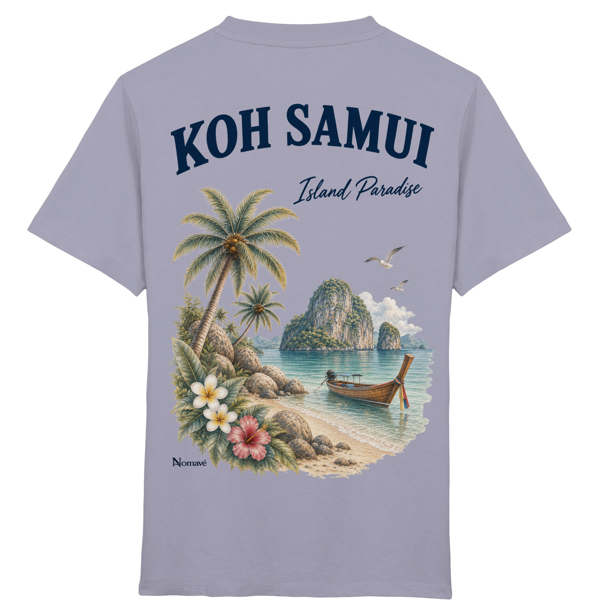 Koh Samui - Island Paradise - Rückenprint  - Kids Organic Shirt