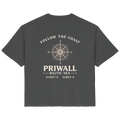 Priwall – Follow the Coast – Dark Edition – Damen Bio T-Shirt – Backprint
