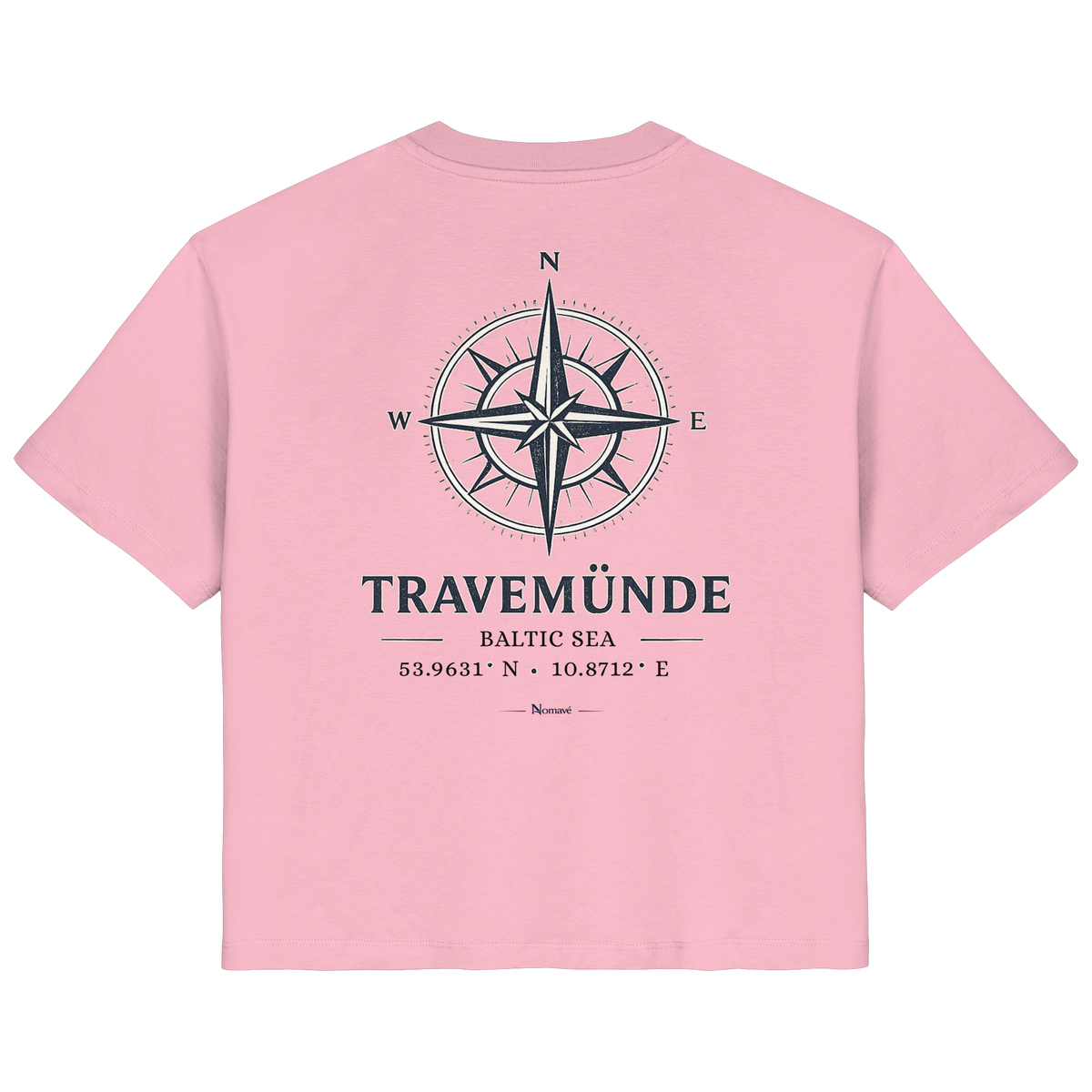 Travemünde Shirt Windrose - Damen Bio Organic Ostsee Shirt