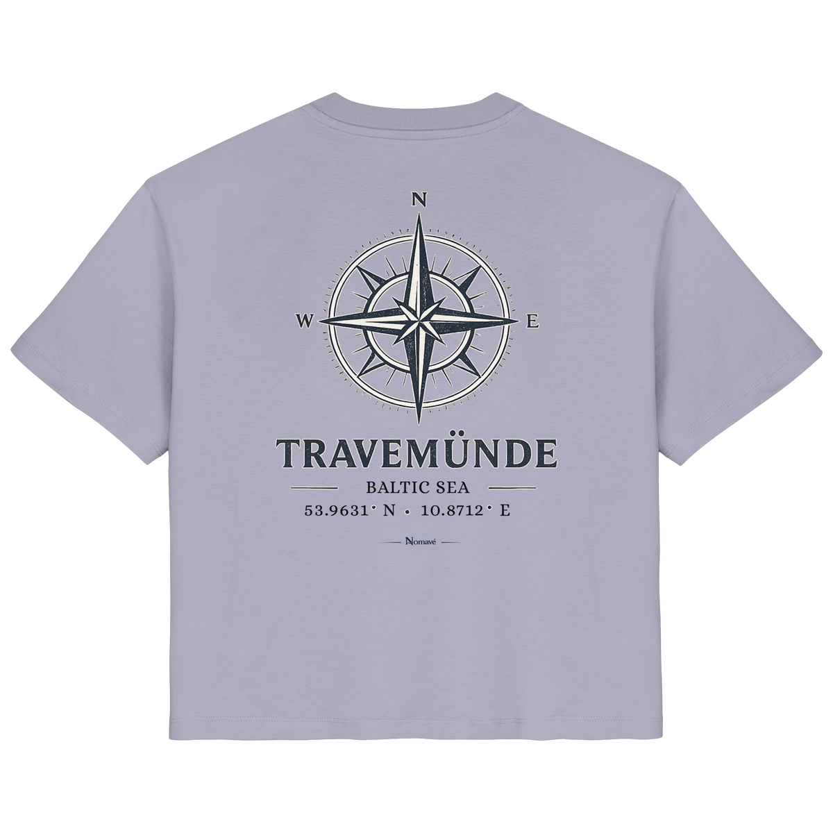 Travemünde Shirt Windrose - Damen Bio Organic Ostsee Shirt