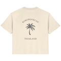 Koh Phangan – Minimal Palm | Thailand - Backprint - Damen Bio T - Shirt
