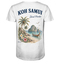 Koh Samui - Island Paradise - Rückenprint  - Mens Organic V-Neck Shirt