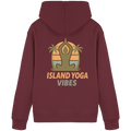 Island Yoga Vibes – Sunset Yoga Design | Tropical Meditation - Organic Basic Hoodie