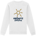 Grömitz Sonne Bio Unisex Sweatshirt Baltic Beach Rückendruck – Shirtigo-Originalmockup 1 (white)