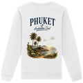 Phuket Thailand – Andaman Soul – Vintage Rückenprint  - Organic Basic Unisex Sweatshirt