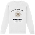Priwall – Follow the Coast – Light Edition – Bio Unisex Sweatshirt – Backprint