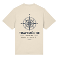 Travemünde-Windrose-hell-back - Bio-Heavy Shirt