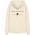 Original-Mockup des Bio Hoodie in Natural Raw mit Koh-Phangan-Minimal-Backprint