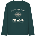Priwall – Follow the Coast – Dark Edition – Bio Longsleeve – Backprint