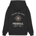 Priwall – Follow the Coast – Dark Edition – Bio Oversize Hoodie – Backprint