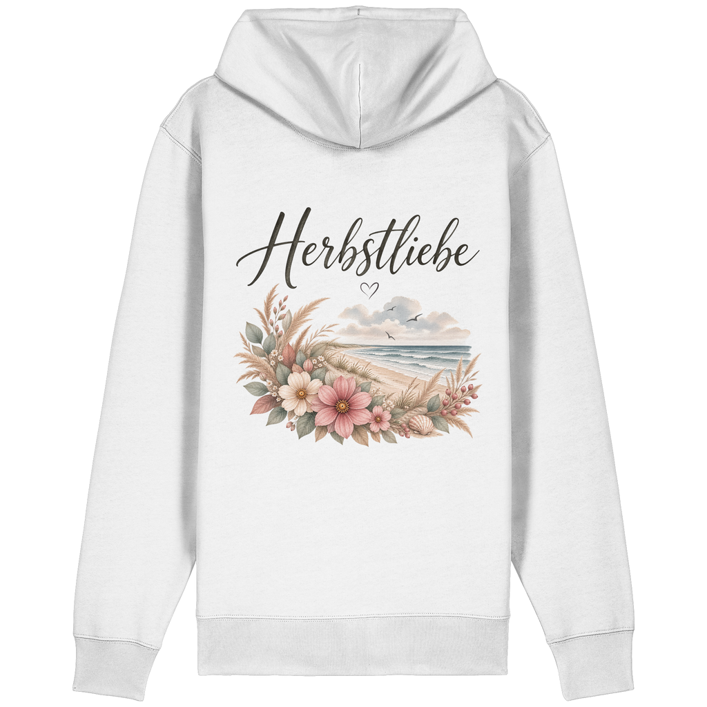 Autumn Coast – Herbstliebe am Meer - Bio Relaxed Zipper Kapuzenjacke