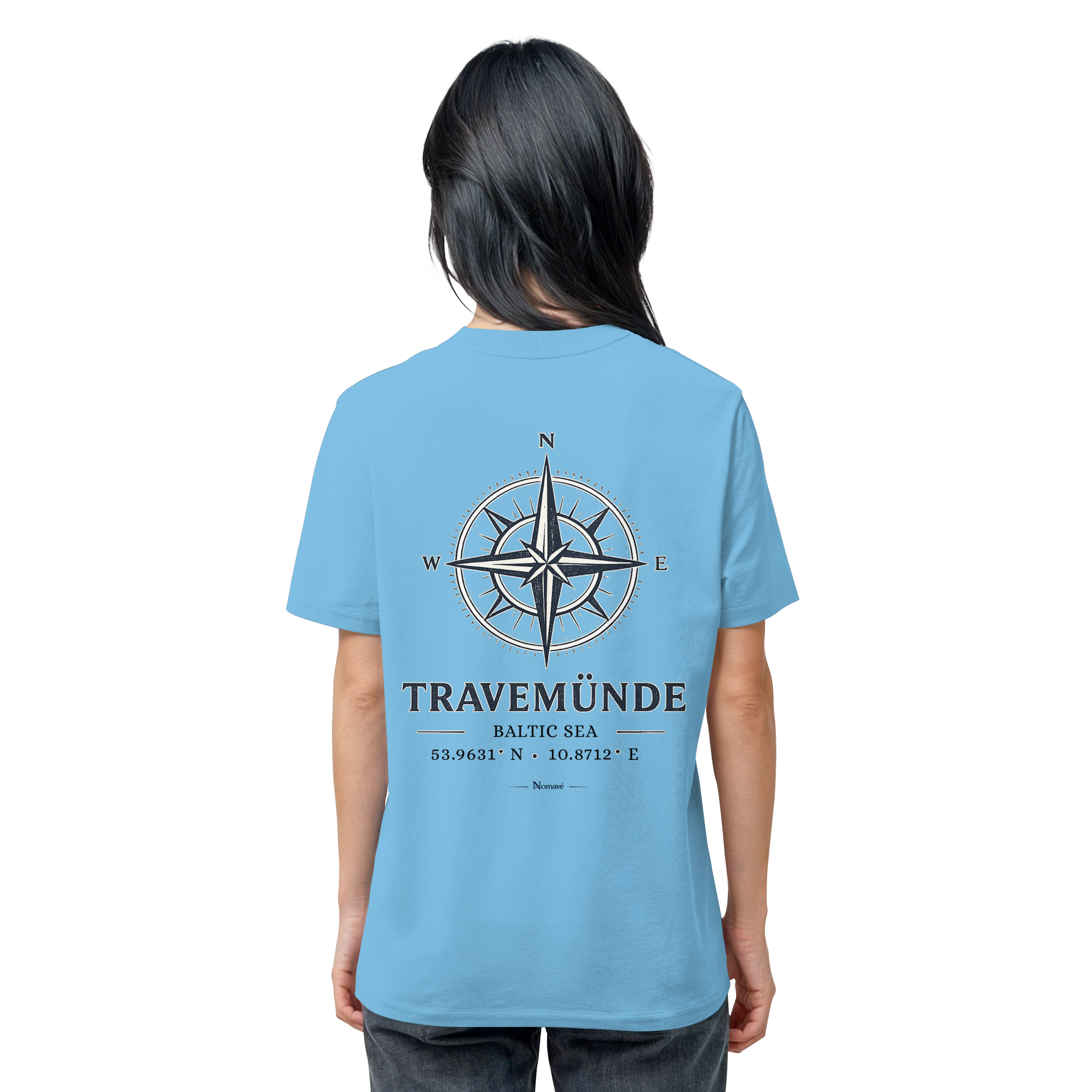 Travemünde Windrose - Bio Ostsee Shirt