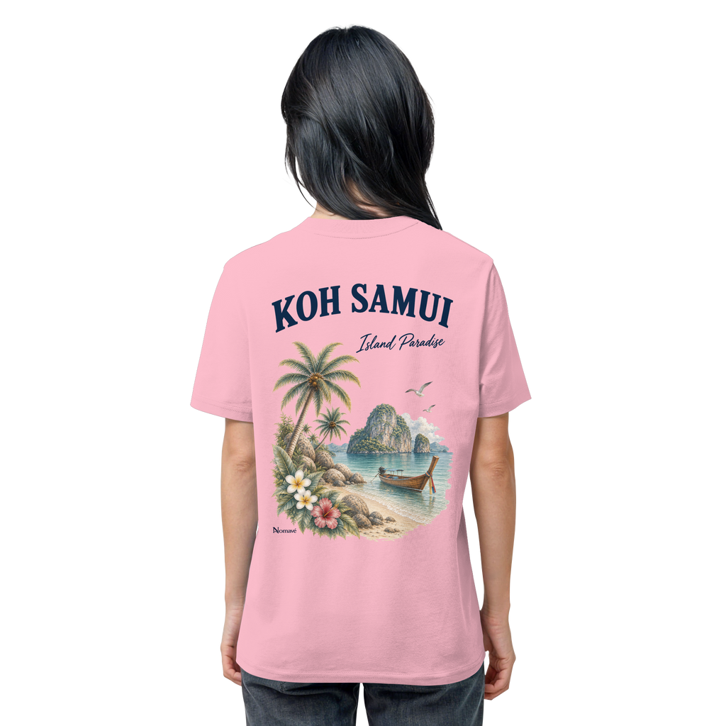 Koh Samui - Island Paradise - Rückenprint  - Organic Shirt