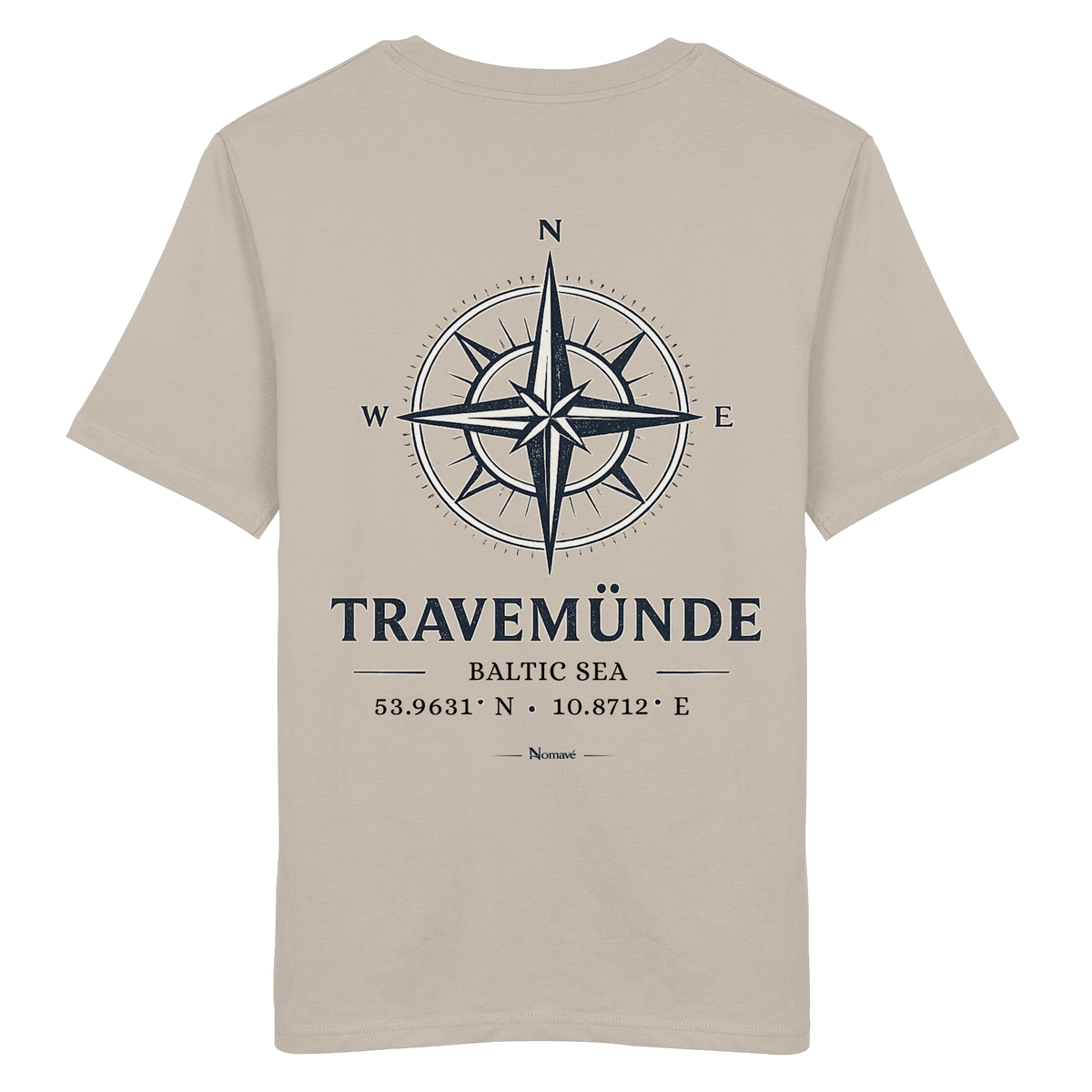 Travemünde Windrose - Bio Ostsee Shirt
