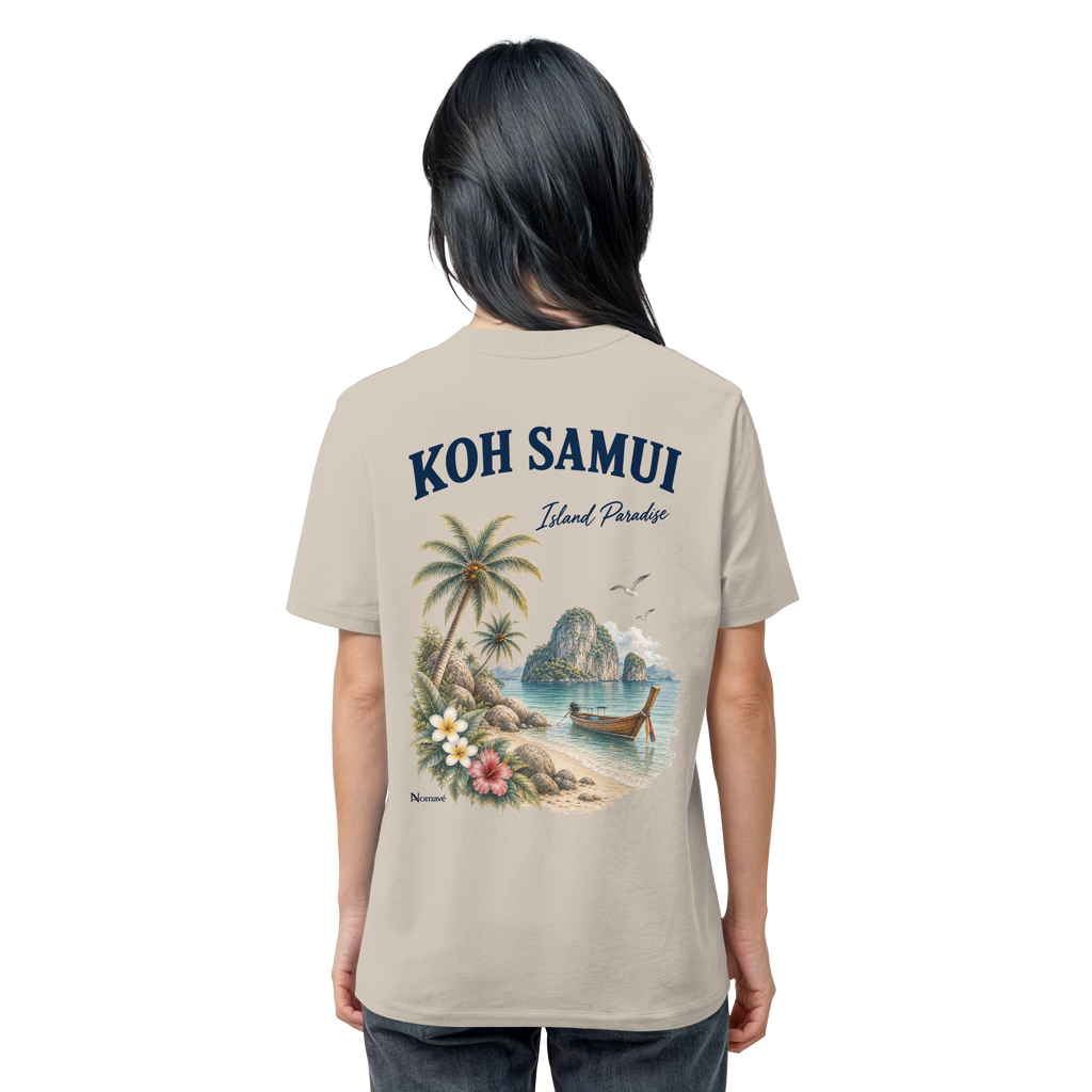 Koh Samui - Island Paradise - Rückenprint  - Organic Shirt