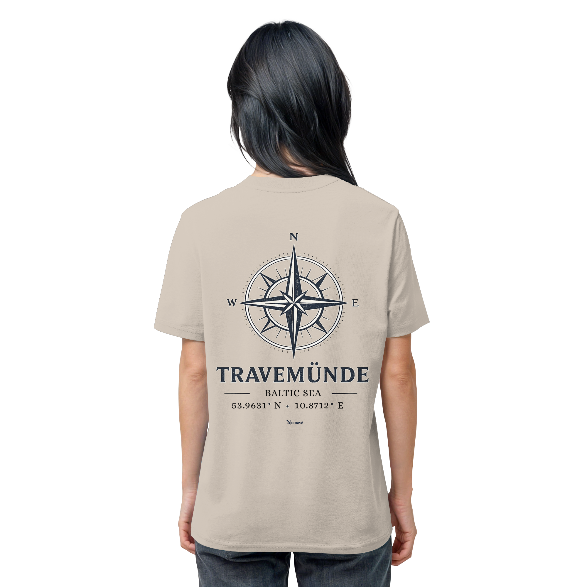 Travemünde Windrose - Bio Ostsee Shirt