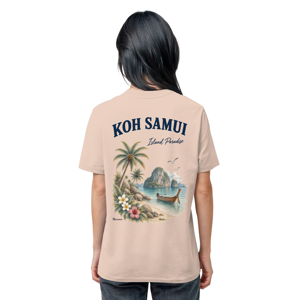 Koh Samui - Island Paradise - Rückenprint  - Organic Shirt