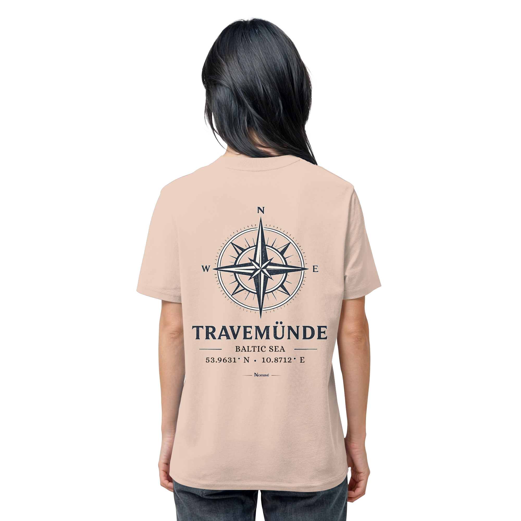 Travemünde Windrose - Bio Ostsee Shirt