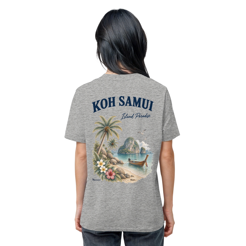 Koh Samui - Island Paradise - Rückenprint  - Organic Shirt