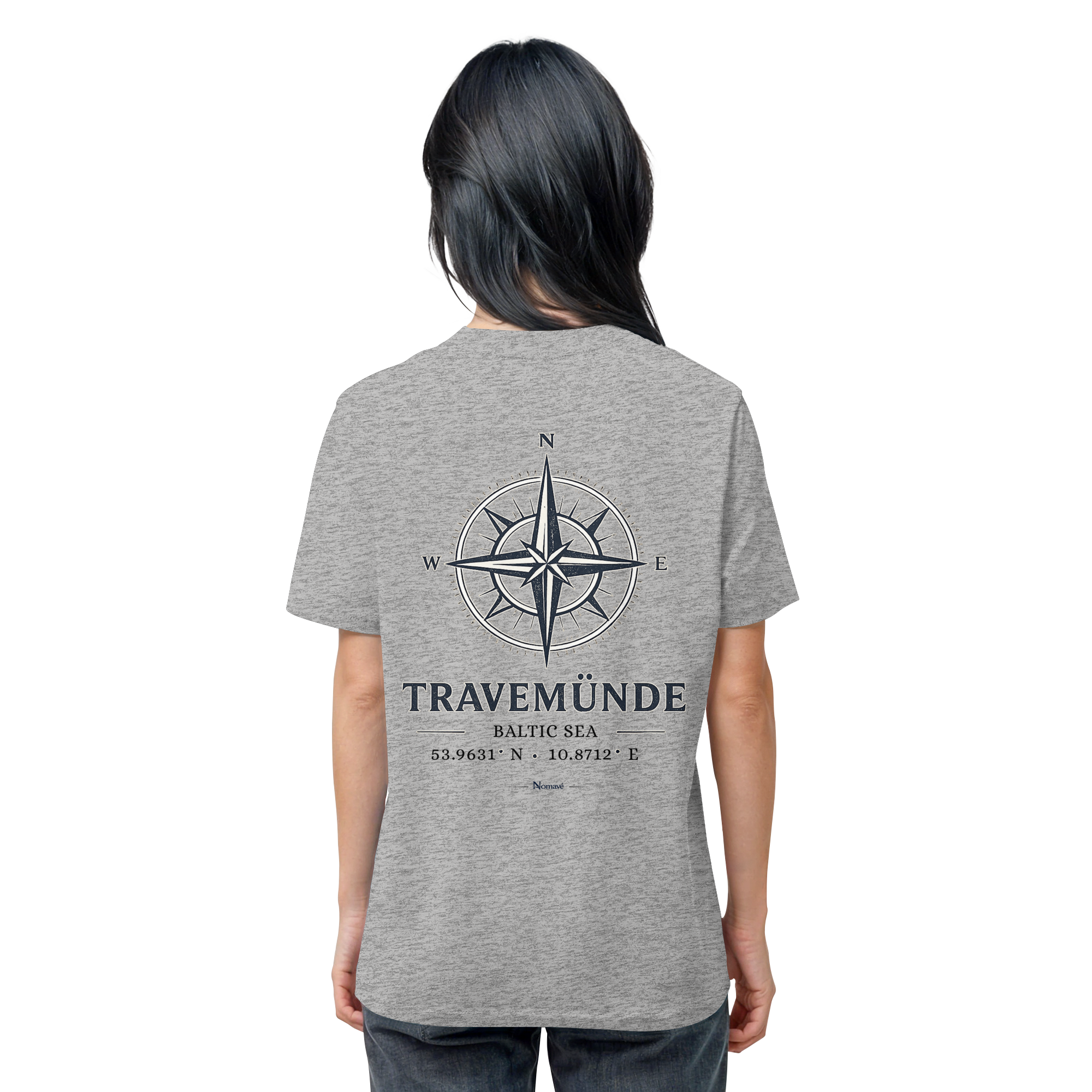 Travemünde Windrose - Bio Ostsee Shirt
