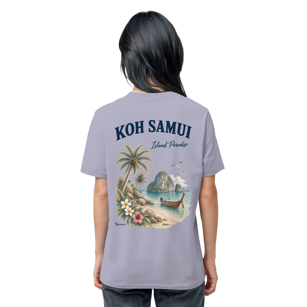 Koh Samui - Island Paradise - Rückenprint  - Organic Shirt