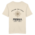 Priwall – Follow the Coast – Light Edition – Bio T-Shirt – Backprint