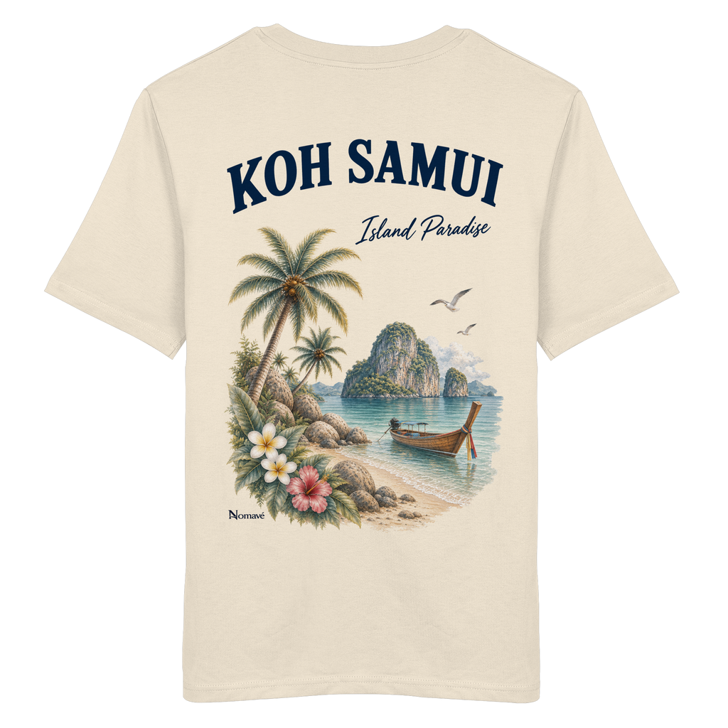 Koh Samui - Island Paradise - Rückenprint  - Organic Shirt
