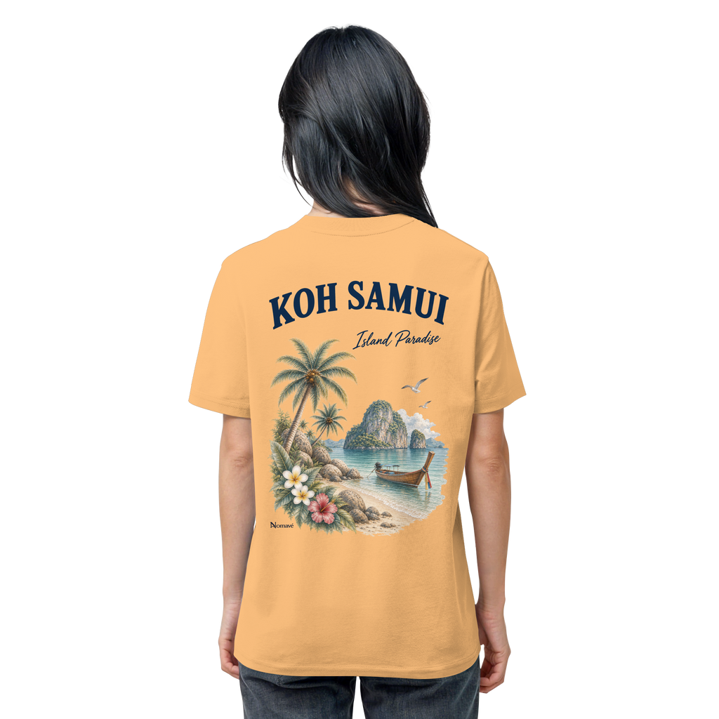 Koh Samui - Island Paradise - Rückenprint  - Organic Shirt
