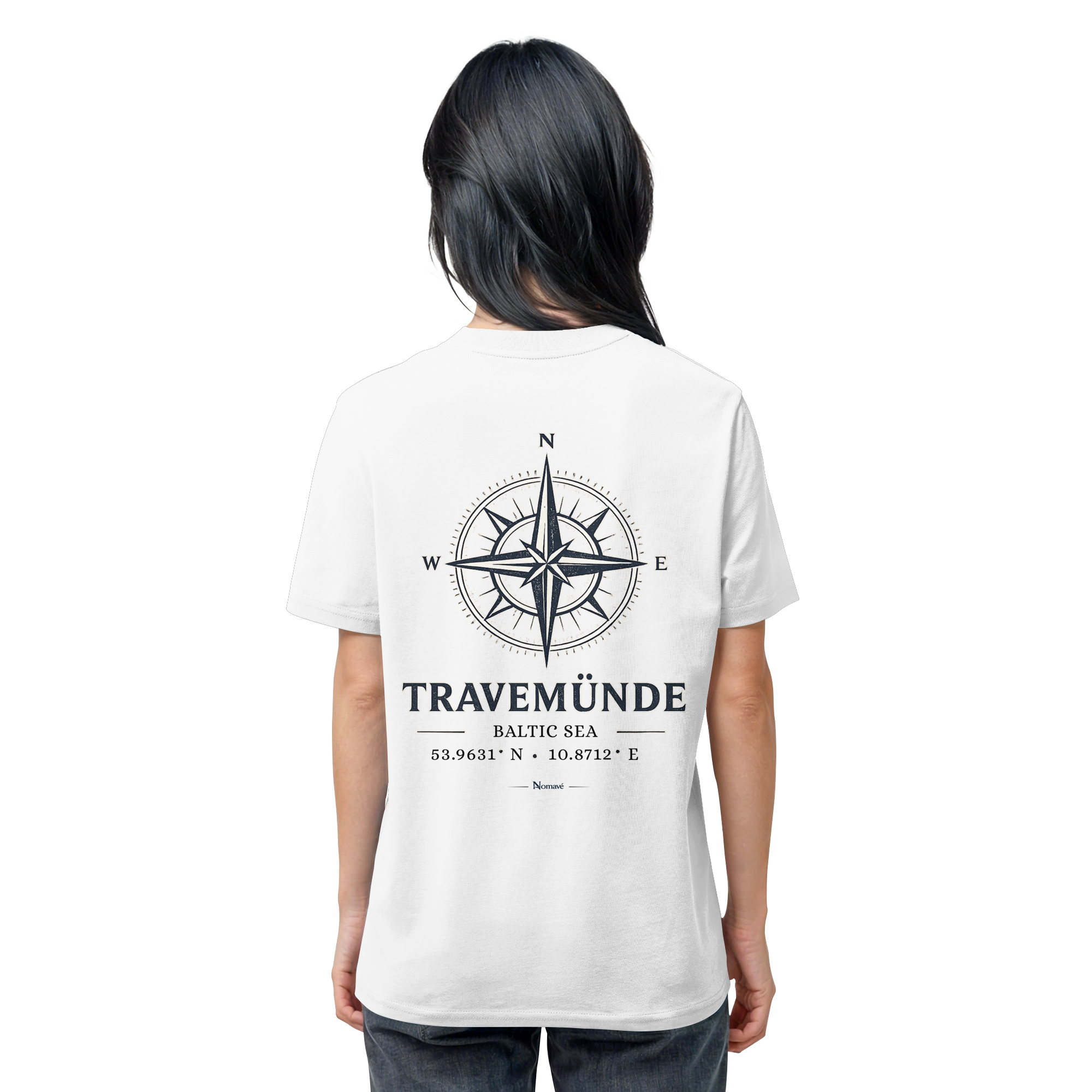 Travemünde Windrose - Bio Ostsee Shirt