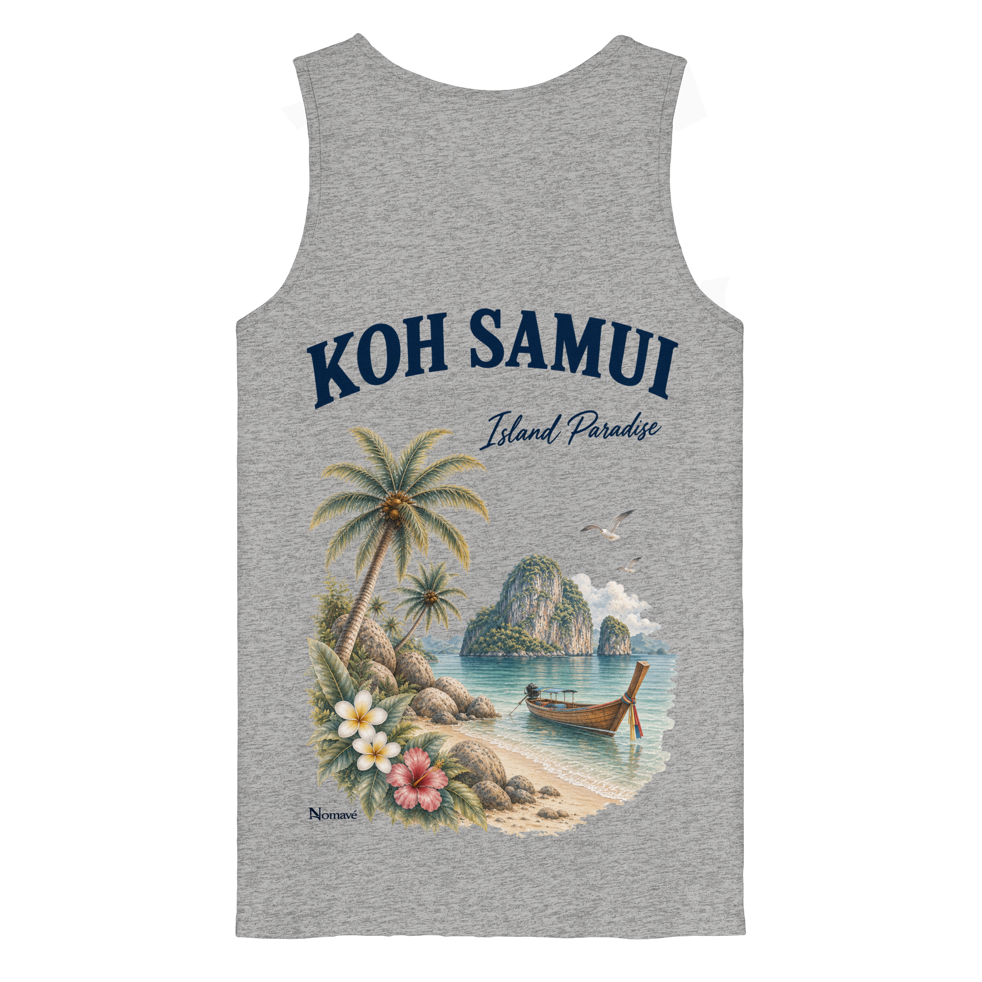 Koh Samui - Island Paradise - Rückenprint  - Organic Tank Top