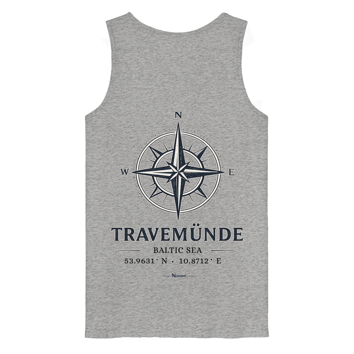 Travemünde Windrose - Bio Tank Top - Ostsee Achselshirt