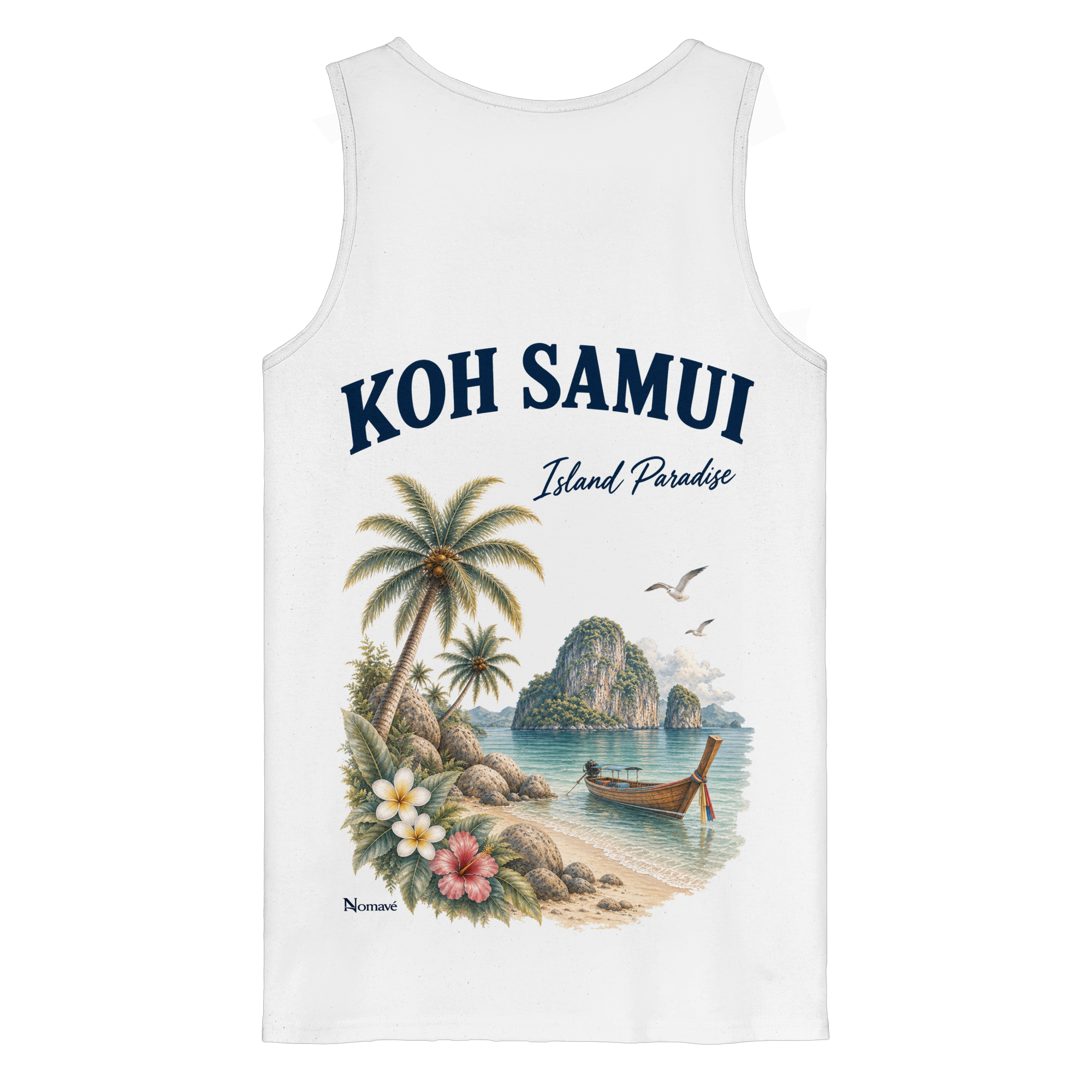 Koh Samui - Island Paradise - Rückenprint  - Organic Tank Top