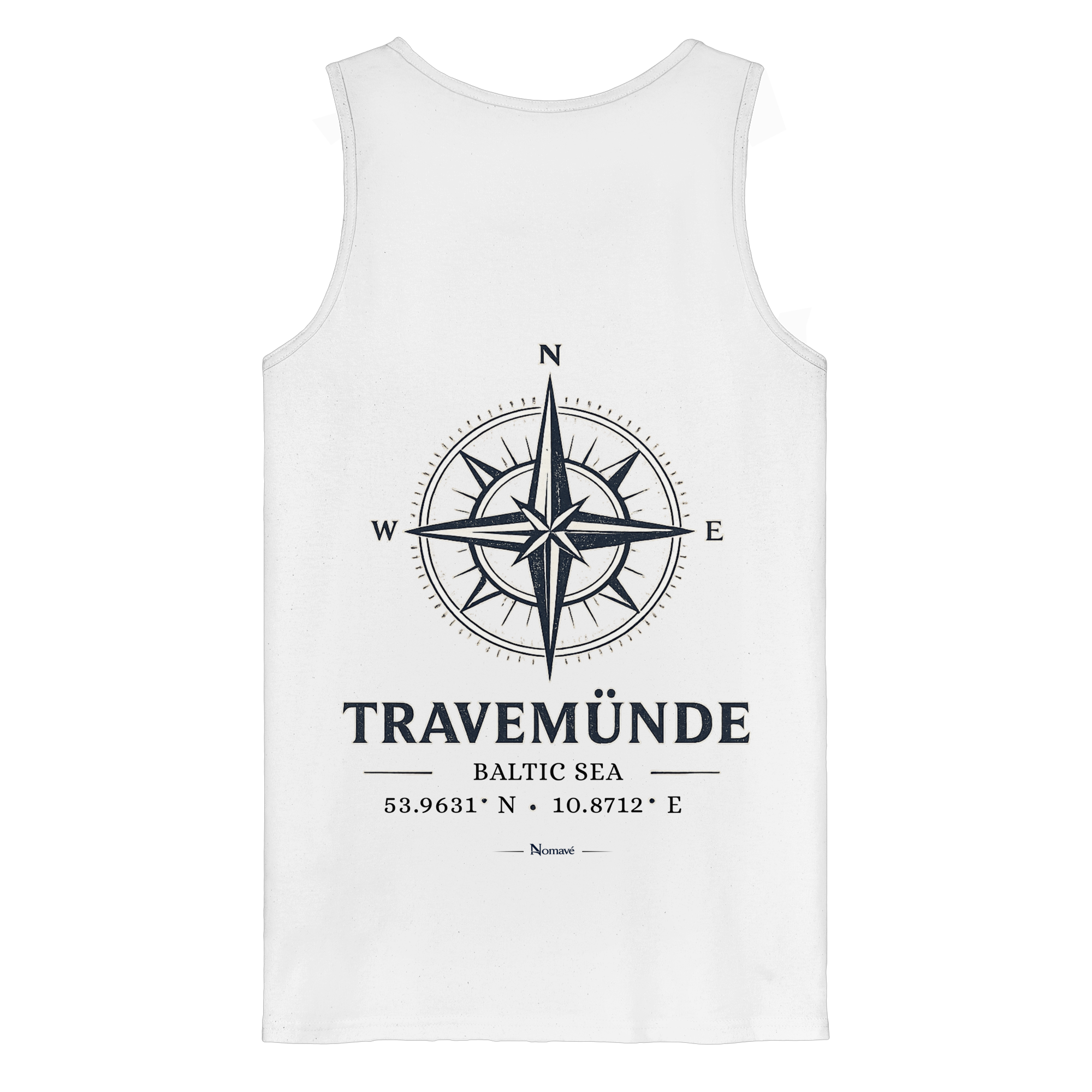 Travemünde Windrose - Bio Tank Top - Ostsee Achselshirt