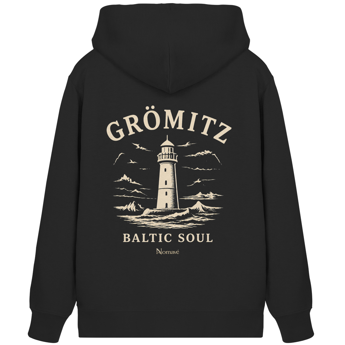 Grömitz Baltic Soul - Ostsee Bio Zipper Kapuzenjacke